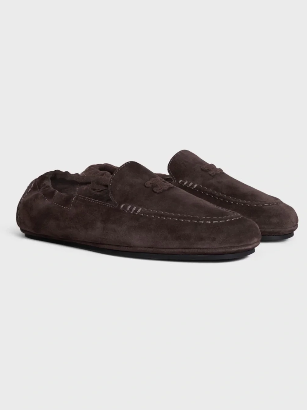BNIB Celine Adam Loafer in Dark Brown Size 37